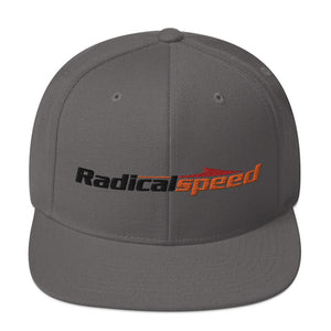 Snapback Hat with Black Logo - Radical Speed