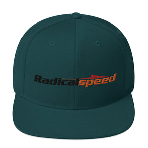 Snapback Hat with Black Logo - Radical Speed