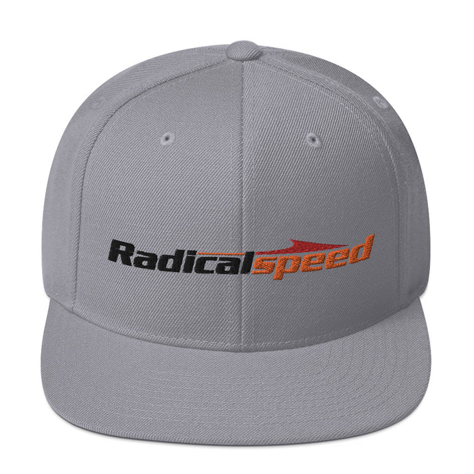 Snapback Hat with Black Logo - Radical Speed